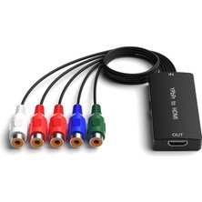 YPBPR to HDMI çevirici converter 5RCA/RGB'den HDMI'ya Dönüştürücü