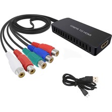 YPBPR to HDMI çevirici converter 5RCA/RGB'den HDMI'ya Dönüştürücü