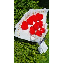 Panacea Design Kalp Buketi, Sevgiliye Hediye, Doğum Günü Hediyesi,