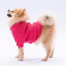 Pawstar Pembe Merino Esnek Küçük Irk Triko Köpek Kazağı