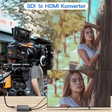 SDI to HDMI dönüştürücü sdı BNC hdmı video ses dönüştürücü