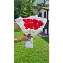 Panacea Design Kalp Buketi, Sevgiliye Hediye, Doğum Günü Hediyesi,