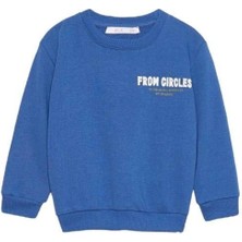 Erkek Bebek Pamuklu Iki Iplik Kuzey Sweatshirt