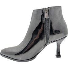 Çiğdem Kundura Ecloré Kadın Bootie - Ecloré - Siyah-Rugan - 38