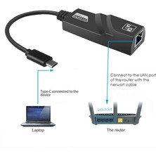 Type c  usb 3.0  ethernet adaptörü 10/100 Mbps