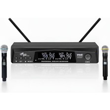 Ssp Profesyonel Audio WM602-33 Çift El Telsiz Mikrofon Sistemi