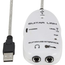 Usb guitar link kablo usb gitar ses ara bağlantı kablosu