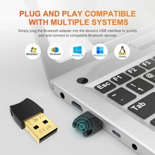 PC için USB Bluetooth adaptörü kablosuz 5.3 Dongle BT adaptör