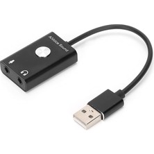 Usb ses kartı USB sanal 9.1 kanal ses kartı mikrofon kulaklık girişli