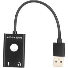 Usb ses kartı USB sanal 9.1 kanal ses kartı mikrofon kulaklık girişli