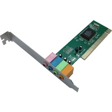 PCI ses kartı 5 kanal 4.1 Surround 3D PC PCI ses kartı CMI8738 çip