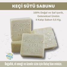 Bitkiselce Saf Ve Doğal Içeriklerle Keçi Sütü Sabunu   450 Gr (4 Kalıp)