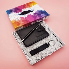 Mepa Tedarik Anahtarlık Cüzdan ve Siyah Touchpen Kalem