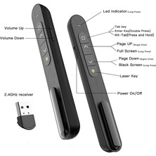 Keepro SK-1 Sunum kumandası laser pointer kırmızı ışıklı sunum kumandası