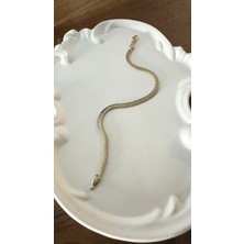 Reyhan Uçar Kuyumculuk 14 Ayar Tesora Balıksırtı Bileklik 4.5 gram 4 mm