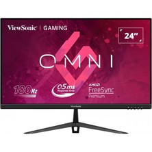 23.8 Vıewsonıc VX2428 IPS 0.5ms 180MHZ 2xhdmı 1xdp Fhd 1920X1080 Hoparlör Çerçevesiz Freesync Gamıng Vesa Siyah