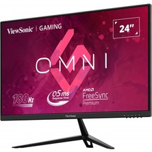 23.8 Vıewsonıc VX2428 IPS 0.5ms 180MHZ 2xhdmı 1xdp Fhd 1920X1080 Hoparlör Çerçevesiz Freesync Gamıng Vesa Siyah