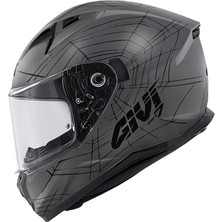 Gıvı 50.7 Phobıa Mat Tıtanıum-Siyah Kask - L
