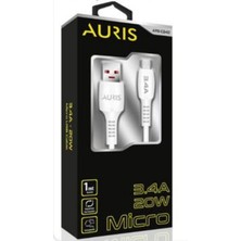 Auris 3.4A 20W USB Micro Şarj ve Data Kablosu