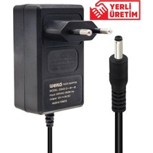 Weko 12 Volt - 2 Amper 2.5*0.7 Uçlu Yerli Üretim Plastik Kasa Priz Tipi Adaptör