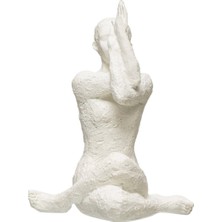 Dekoratif Oturan Yoga Kadın Objesi