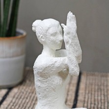 Dekoratif Oturan Yoga Kadın Objesi