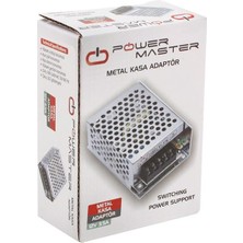 Powermaster PM-14065 12 Volt - 3.5 Amper - 42 Watt Metal Kasa Adaptör