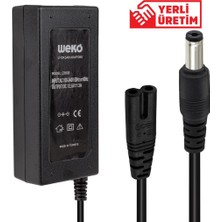 Weko 12.6 Volt - 3 Amper 5.5*2.5 Uçlu Yerli Üretim Lı-Ion Batarya Şarj Adaptörü (OUT:12V3A)