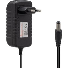 Powermaster PM-4531 12 Volt - 2 Amper 5.5*2.5 mm Uçlu Plastik Kasa Priz Tipi Adaptör