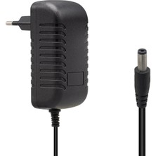 Powermaster PM-4531 12 Volt - 2 Amper 5.5*2.5 mm Uçlu Plastik Kasa Priz Tipi Adaptör