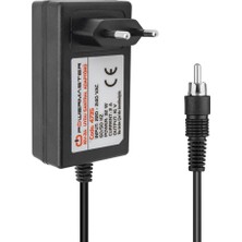 Powermaster PM-4735 16 Volt - 2 Amper Tos Fişli Rca Uçlu Priz Tipi Santral Adaptörü