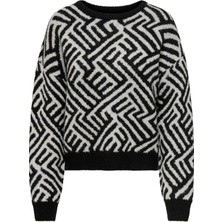 Only Onltara Lıfe Ls Jq O-Neck  Knt SİYAH15331340
