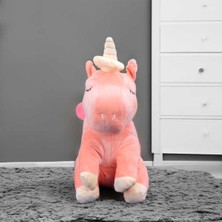 Parti Hediye Sepeti Oturan Peluş Unicorn (35 cm )