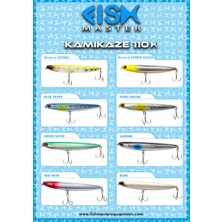 Fish Master Kamikaze 11 cm 14 gr Su Üstü Maket Balık