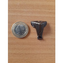 4 Adet Antik Dekoratif Sandık Kutu Ayak 2,5 cm