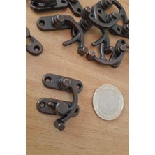 ORTA BOY OKSİT YAY GÖZÜ KANCALI KİLİT 10 ADET KUTU SANDIK VE KAPAK KLİPSİ 28X33 MM