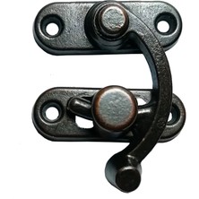 ORTA BOY OKSİT YAY GÖZÜ KANCALI KİLİT 10 ADET KUTU SANDIK VE KAPAK KLİPSİ 28X33 MM