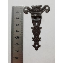 TEK KUYRUK MENTEŞE 4 ADET ANTİK 40X68 MM KUTU VE SANDIK MENTEŞESİ HOBİ MAKET