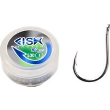 Fish Master 530 Black Nikel Delikli Olta Iğnesi 100 Adet Özel Kutulu