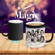 Denizde Arkadaşları ve Mustafa Kemal Atatürk Sihirli Kupa Bardak-A014