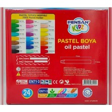 Kidz Çantalı Pastel Boya 24 Renk