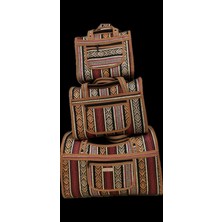 Börmez Otantik Valiz&bavul Seti