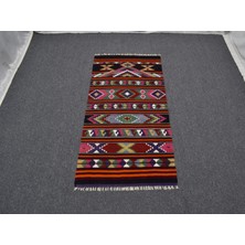 Zehra Abla Halı Yeni El Dokuma Seccade Otantik Elegant Malatya Yün Kilim 5243