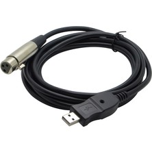 usb 2.0 to xlr dişi mikrofon kablosu usb xlr mikrofon kablosu