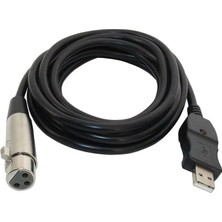 usb 2.0 to xlr dişi mikrofon kablosu usb xlr mikrofon kablosu