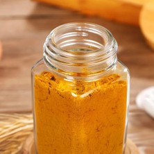 KACAR 4 Adet Bambu Baharatlık Cam Baharat Kavanozu Bambu Kapaklı Kavanoz Serpme Başlıklı Baharatlık 120 ml