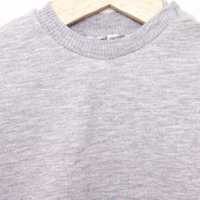 HelloBaby  Basic Az Şardonlu Aslan Desenli Sweatshirt Erkek Bebek