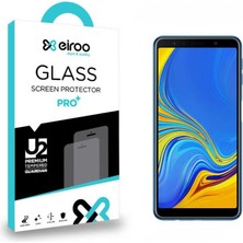 Eiroo Samsung Galaxy A7 2018 Tempered Glass Cam Ekran Koruyucu