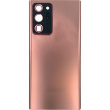 Teknonet Samsung Galaxy Note 20 Ultra Uyumlu Geniş Kamera Camlı Batarya Kapağı