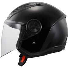 Ls2 Airflow 2 Açık Motosiklet Kaskı Parlak Siyah